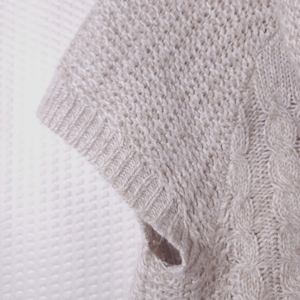 Worthington petite short sleeve knit cowl neck sweater size large - Picture 6 of 16